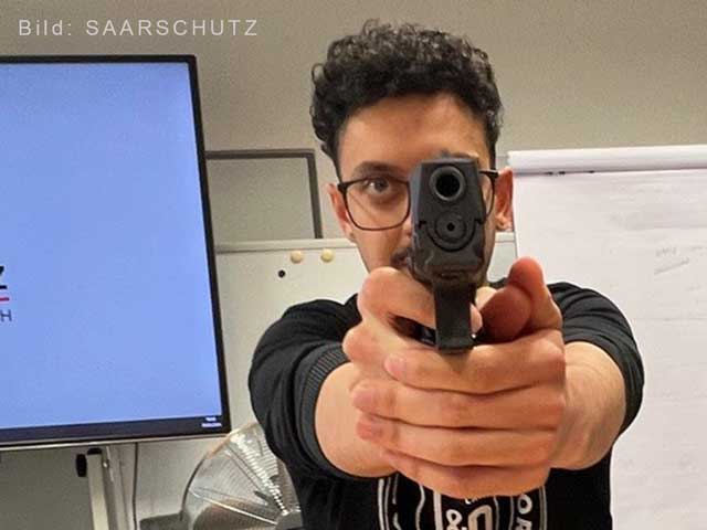 Trockenübung Waffensachkunde für Berufswaffenträger im Saarland.